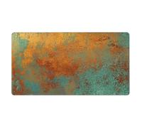 YXDVPALNE Patine cuivrée métallisée Tendance et Riche,Tapis de Souris de Bureau Grand Format avec Base antidérapante en Caoutchouc, 40 x 70 cm