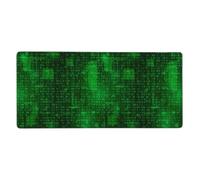 YXDVPALNE Programmation du Codage de données binaires,Tapis de Souris Grand Format pour Ordinateur, avec Base antidérapante en Caoutchouc, 40 x 90 cm