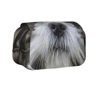 YXDVPALNE Shih Tzu Mignon Trousse à Crayons Portable à Double Coque avec Fermeture éclair