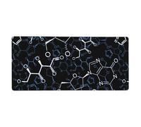 YXDVPALNE Symboles de Chimie Chimique,Tapis de Souris Grand Format pour Ordinateur, avec Base antidérapante en Caoutchouc, 40 x 90 cm