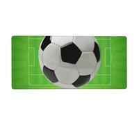 YXDVPALNE Terrain de Football,Tapis de Souris Grand Format pour Ordinateur, avec Base antidérapante en Caoutchouc, 40 x 90 cm