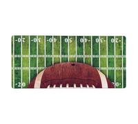 YXDVPALNE Terrain et Ballon de Football américain,Tapis de Souris Grand Format pour Ordinateur, avec Base antidérapante en Caoutchouc, 40 x 90 cm