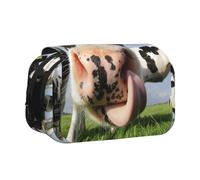 YXDVPALNE Vaches hollandaises Trousse à Crayons Portable à Double Coque avec Fermeture éclair
