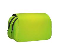 YXDVPALNE Vert Citron Trousse à Crayons Portable à Double Coque avec Fermeture éclair