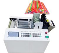 YXFAZPP Coupe-Tube rétractable Automatique, Coupe-Tube électrique de 250W avec Une Largeur de Coupe de 1 à 100 mm, Longueur de 0,1 mm à 99999,9 mm, précision de Coupe de 0,1 mm