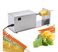 YXFAZPP Machine à Pommes de Terre Tour, Coupe-Spirale électrique Tornado Potatoes, trancheuse à Pommes de Terre Commerciale, Commande à découpage/Changement de Vitesse à 2 Vitesses