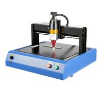 YXFAZPP Machine de marquage métallique électrique 400W, pour Plaque en Acier, étiquette, Machine de Gravure métallique électrique de Bureau 400W, Vitesse de marquage 50 mm/s (300 * 200mm)