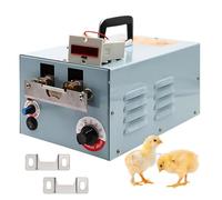 YXFAZPP Machine électrique de débecquage de volaille, Machine de débecquage de Poulet, avec Compteur et 2 Lames, 6 Niveaux de température réglables, pour Coupe-Bec de Poulet