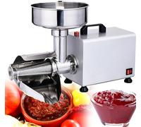 YXFAZPP Machine électrique pour confiture, presse-fruits, fraiseuse à tomates de qualité commerciale, passoire d'aliments en acier inoxydable