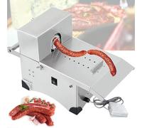 YXFAZPP Machine électrique pour nouer et nouer des saucisses, machine à lier et attacher des saucisses avec interrupteur à pédale, machine automatique à nouer des saucisses