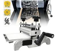 YXFAZPP Machine manuelle de laminage et presse à gravure pour impression professionnelle sur bois et plaque de cuivre