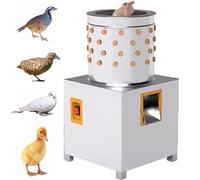 YXFAZPP Mini plumeuse électrique en Acier Inoxydable pour volaille, caille, Oiseau, Poulet, Canard, plumeuse électrique pour Ferme, Accessoires Robustes