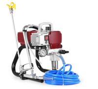 YXFAZPP Pulvérisateur de peinture sans air 260N/S, machine de pulvérisation électrique haute pression, pulvérisateur de peinture à tuyau haute pression de 6,35 mm, petit pulvérisateur portable de 2,4