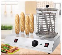 YXFAZPP Rouleau à Hot-Dog pour Machine de Cuisson de Gril à saucisses, cuiseur à Vapeur pour Hot-Dog, avec Tige chauffante en Aluminium, pour saucisses de Petit-déjeuner (B)