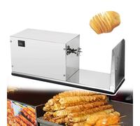 YXFAZPP Trancheuse à Spirale électrique pour tornade de Pommes de Terre, Machine à Tour de Pommes de Terre, Coupe de Pommes de Terre en Spirale électrique avec Pieds en Caoutchouc