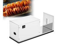 YXFAZPP Trancheuse de Pommes de Terre Commerciale électrique, Coupe-Spirale électrique de Pommes de Terre Tornado, Machine à Frites en Acier Inoxydable avec Commande par Interrupteur