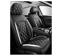 YXFCD Housses de Siège de Voiture pour Jazz/Fit/Life 4.Generation (GR) 2021 2022 2023 2024 2025, Housses Siege Auto Universel en Cuir Durable Respirantes Siège Avant et Arrière Interieu,A/White