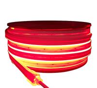 YXHL® LED néon rouge DC 12V 15 mètres flexible imperméable à l'eau LED bande néon corde pour intérieur et extérieur