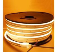 YXHL® Néon LED en silicone 12V, décoration de signe de bricolage intérieur et extérieur étanche, 15 mètres 3000K blanc chaud