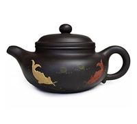 Yxhupot Zisha Classics Théière chinoise en argile noire authentique 243,8 g