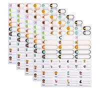 YXHZVON Autocollants Nom Prénom, 235 pcs Autocollants Prénoms Personnalisés Lavable Enfants, Autocollants De Nom Colorés pour Marquer les Livres, Papeterie, Tasses à Eau, Boîtes à Lunch