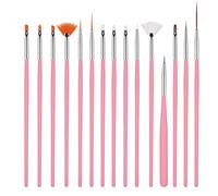 YXHZVON Ensemble de brosses à gâteau fondant 15 pièces, pinceau de peinture de décoration de gâteau fondant, brosse à gâteau de décoration pour la décoration de gâteaux desserts