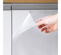 YXHZVON Transparent Film Adhesif, 60x 500cm Decoratif Papier Adhesif Transparent Résistant à l'Huile Étanche Pour Meuble, Decoratif Vinyle Rouleau Autocollants Pour Protection Mur Cuisine