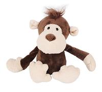 Yxian Jungle Animal en Peluche Lion Tigre Chimpanzé Raton Laveur Chien Girafe Renard Éléphant Singe Zèbre Jouet Anniversaire Noël Halloween Fête Maison Décoration Fournitures 25cm(Singe)