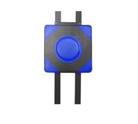 YXINAER Gants de Kick-Boxing, Coussinets en Cuir PU, Sac Frappe for l'entraînement Cible de Boxe(Blue 30X30X10cm)