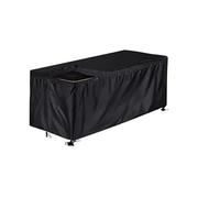 YXINAER Housses pour Coffre De Jardin Housse de Coffre Rangement extérieur Robuste rectangulaire avec Cordon Serrage(M130x60x71cm)