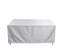 YXINAER Housses pour Coffre De Jardin Housse De Protection Imperméable for Coffre Terrasse, for Meubles Jardin, Contre La Pluie, Neige, Poussière, for Canapé, Table, Chaise(Silver,90 * 240cm)