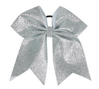 YXINAER Noeud Sapin de Noel Nœuds en Ruban Gros-Grain à Paillettes Scintillantes, 7 Pouces, Bandeau for Cheveux, Cravate for Filles et Femmes(2)