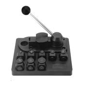 YXINAER Outils de Cintrage D'anneaux Kit de cintreuse d'anneaux multifonctionnelle for la fabrication bijoux en or, argent et cuivre(Black-Metal Bender 1)