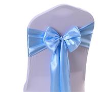 YXINAER Rubans pour Chaises de Mariage Lot de 10 nœuds Chaise en Satin élégants et qualité supérieure, Parfaits for décorer Les chaises Lors Mariages banquets(6)