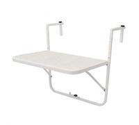 YXINAER Table Balcon Suspendue Table Suspendue d'extérieur, Balustrade de Balcon, Jardin Pliante en métal, Mini Bureau Mural Suspendu(Color 4)