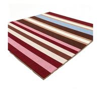 YXINAER Tapis Abstrait en Lignes Tapis de décoration à Rayures | Tapis antidérapants for salon, maison, canapé, chambre à coucher, tapis de jeu lavable(Color 8,6.5x9.8ft(200x300cm))