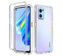 YXINDAFU Coque Realme C33,360 Degres Full Body Antichoc Housse [Doux TPU Silicone Avant et Dur PC Arrière] 2 in1 Protection Etui Coque pour Realme C33 /C30/C30S,Transparent