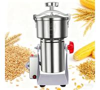 YXINHONGYUE 110V, Moulin à maïs électrique pivotant à 270° capacité de 1 000 g avec Protection Contre Les surcharges broyeur à Herbes en Acier Inoxydable Haute Vitesse 220 V 3 600 W