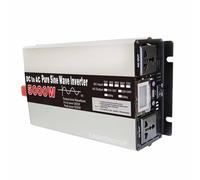 YXINHONGYUE 24v to 110v 60hz, Inverteur Intelligent à Basse fréquence 5000W avec télécommande DC 12V / 24V À 110V 220V AC Convertisseur Portable Pure Sine Wave Camping Inverteur