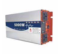 YXINHONGYUE 24v to 220v, Inverteur de Puissance 12V 24V 48V 60V 72V DC à convertisseur AC110V 220V Inverteur d'onde sinusoidale Pure de Voiture Solaire avec Affichage LED 2 Prises AC pour Camping RV