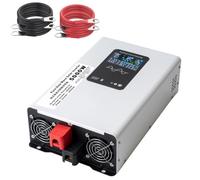 YXINHONGYUE 24v to 230v 50hz, Convertisseur de Puissance continu 2500 W, 5000 W en crête, 12 V CC/24 V/48 V/60 V/72 V CA vers 120 V CA 60 Hz/230 V CA 50 Hz pour véhicule