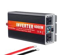 YXINHONGYUE 48v to 110v 60hz, Onduleur de Puissance Continue de 3 000 W (crête) / 6 000 W CC vers 110 V/120 V/220 V/230 V CA à Onde sinusoïdale Pure pour systèmes solaires Hors réseau