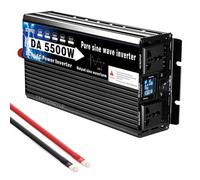 YXINHONGYUE 5500W Pure Sine Wave Inverter 12V 24V 48V 60V 72V DC À convertisseur d'énergie Inverteur d'énergie de Voiture Solaire pour Off-Grid Solar,60v to 220v