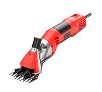 YXINHONGYUE Cisaille à Mouton électrique 1200 W, Machine Professionnelle à 6 Vitesses avec boîte à Outils et Tournevis pour Moutons, alpagas, chèvres et Animaux à Poil épais (Rouge),9 Teeth
