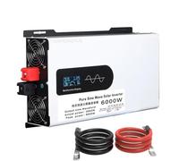 YXINHONGYUE Convertisseur CC 12 V-24 V vers CA 110 V-240 V Onduleur d'urgence pour Bateau 6000 W crête 50 Hz Onduleur Solaire à Onde sinusoïdale Pure Basse fréquence,24v to 110v