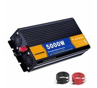 YXINHONGYUE DC 12V / 24V / 48V / 60V / 72V 5000W Low Frequency Pure Sine Wave Inverter Chargeur Split Phase DC Entrée AC Sortie 120V / 240V Convertisseur d'énergie Solaire de Voiture,60v to 220v