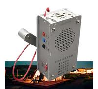 YXINHONGYUE Générateur Manuel extérieur Rechargeable équipé d'une Fonction Radio Banque d'alimentation Portable en Alliage d'aluminium pour Survie en Plein air, Tourisme, Urgence, Solide et Durable