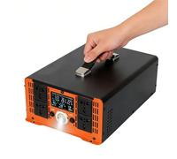 YXINHONGYUE Inverteur de Puissance en Phase divisée, Ondes sinusoidales Pures Portables RV, convertisseur d'ondes sinusoidales 12V/24V/48V/60V/72V/96V DC à AC 110V-120V/220V-240V,12v to 220v 50hz