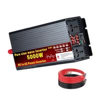 YXINHONGYUE Peak Onduleur à Phase divisée de 5000 Watts Chargeur à Onde sinusoïdale Pure entrée DC 12V-72V Sortie AC 110V 120V /230V 240V Basse fréquence convertisseur d'énergie Solaire,60v to 230v