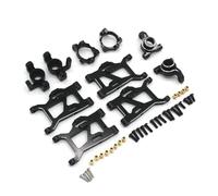 YXIUEYINGE for ZD Racing Car MT16 BX12 X12S Télécommande Voiture Accessoires Métalliques Culbuteur Coupelle de Direction Ensemble de 5 Pièces(Zwart)
